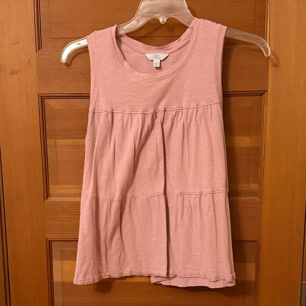 Time and Tru Pink Tank Top